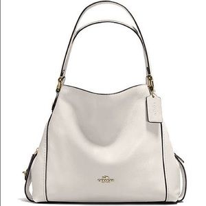 Coach Pebbled Leather Edie 31 Handbag